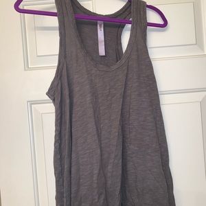 Anthropologie wilt green/gray tank